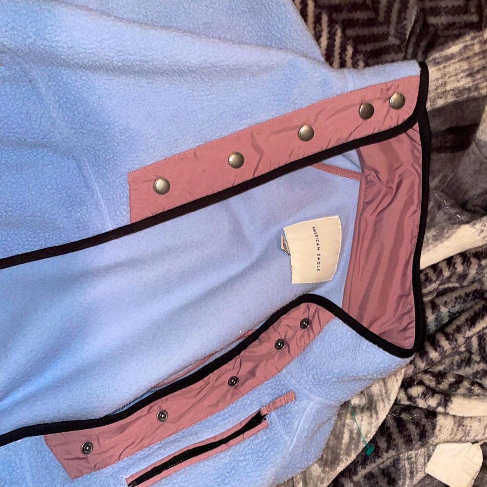 button up American eagle jacket